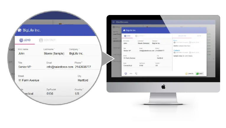 Dialstream Smart contextual data