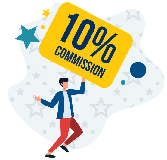 Referral Commission Illustration