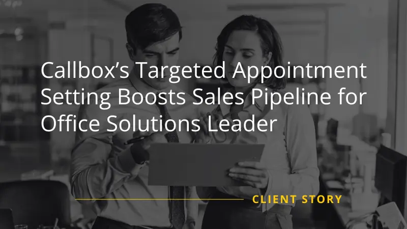 Callbox boosting sales pipeline