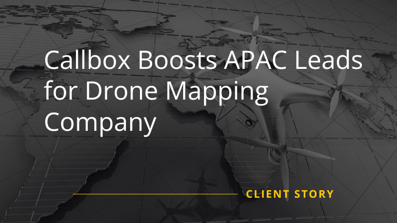Drone Mapping Company leads boosted by Callbox