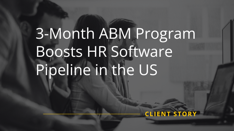 HR Software Company Pipeline Boost